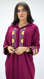 djellaba-fushia-roseindien-ocaftan-broderie-jellabamoderne-2020-chic-prestige-glamour-classe