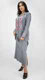 djellaba-gris-ocaftan-broderie-motifgeometrique-jellabamoderne-2020-chic-prestige-glamour-classe