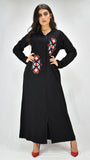 djellaba-jellaba-noir-enligne-caftan-broderie-motifgeometrique-jellabamoderne-chic-prestige-glamour-classe