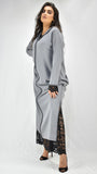 djellaba-dentelle-2pieces-crepe-gris-jellaba-moderne-chic-hdour-ocaftan